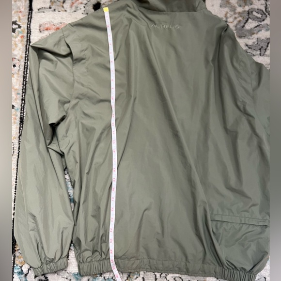 Vintage AUREUS Light Greenish Grey Windbreaker - Picture 6 of 14